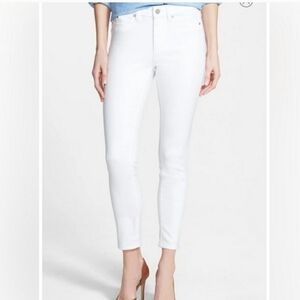 Vince Camuto white skinny jeans